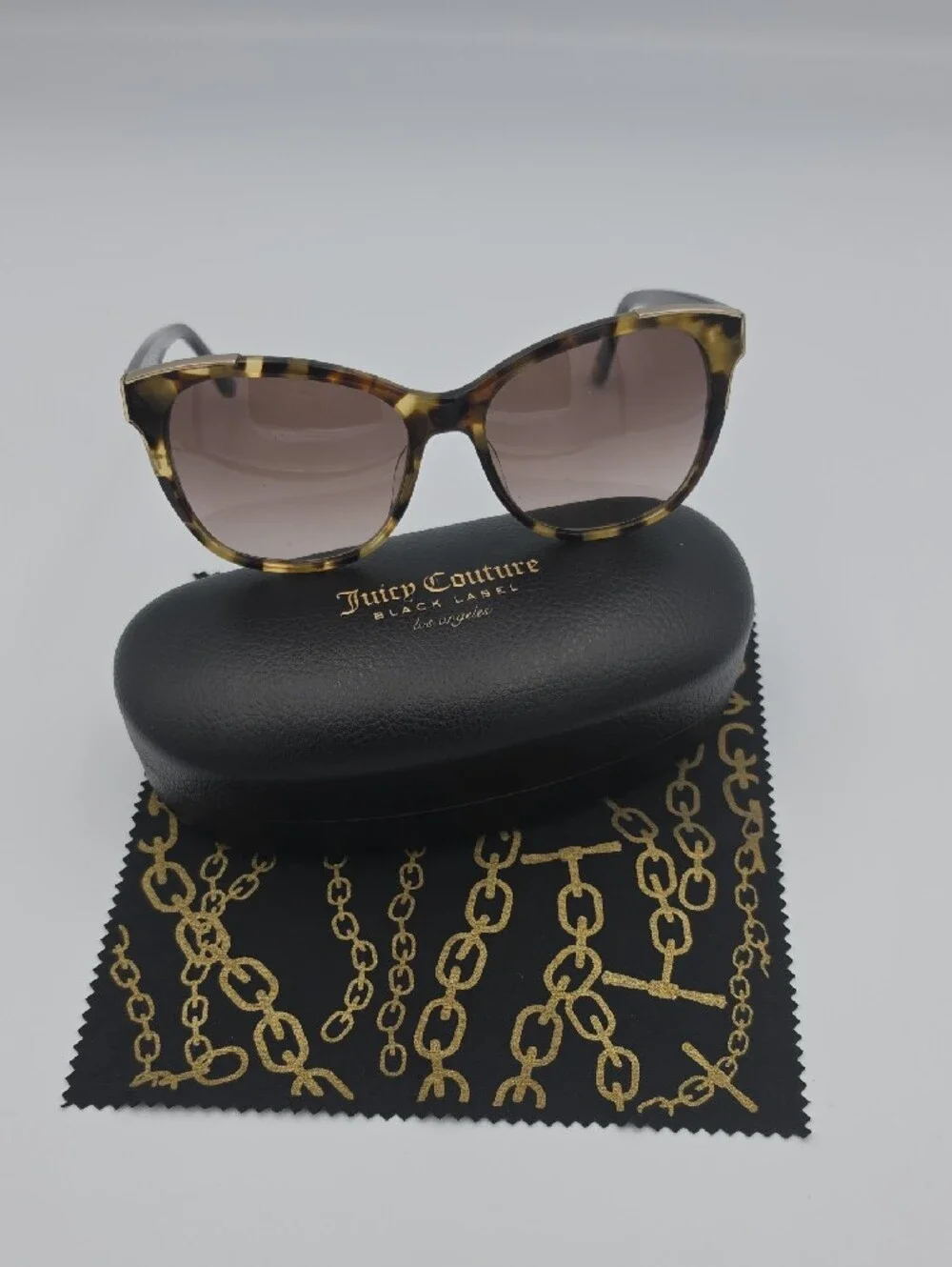 Juicy Couture Tortoiseshell Leopard Print Cat-Eye Women's Sunnies (NWOT)✨️🐆✨️ - Picture 3 of 12